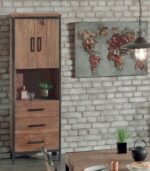 Etagère BROWTON en teck recyclé