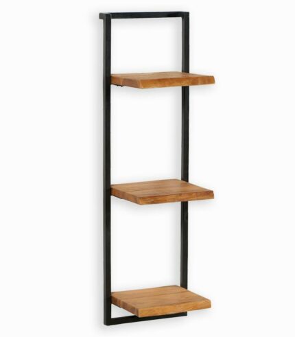 Etagère NAURU en teck et métal