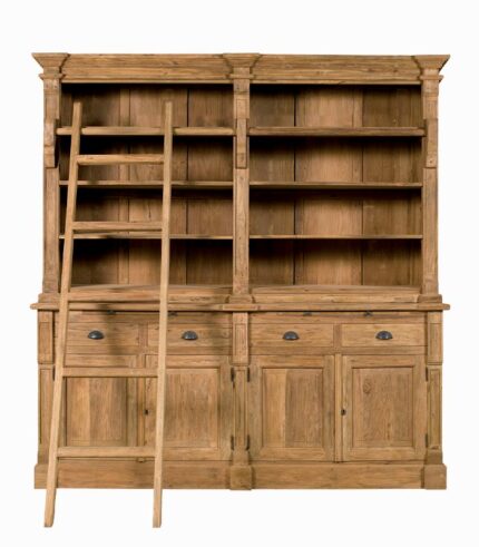 Bahut-bibliothèque teck recyclé TRINIDAD