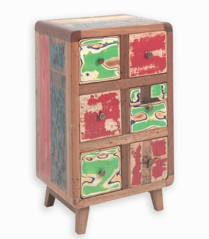 Commode SUNSHINE bois de bateau