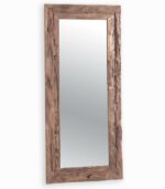 Miroir kali en teck recyclé