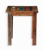 Table bistrot SUNSHINE en bois de bateau