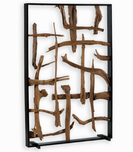 Décoration nature en teck