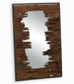 Miroir en teck