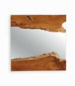 Miroir RACINE en teck recyclé