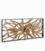 Cloison décorative JAVA en racine de teck