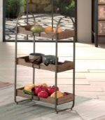 Etagère rétro WENDY en sapin massif vieilli.