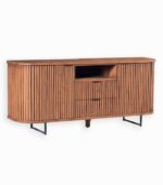 Bahut en teck massif design moderne