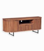 Meuble TV en teck massif design moderne