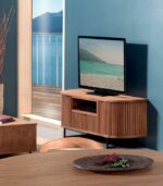 Meuble TV en teck massif design moderne