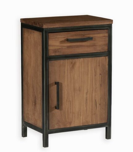 Meuble bas de salle de bains en teck