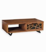 Table basse RAIVA en reck massif design ethnique chic