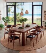 Table rectangulaire en teck recyclé TRINIDAD