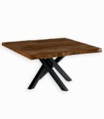 Table carrée en teck recyclé WILLOW