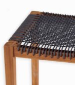 Tabouret haut en teck massif