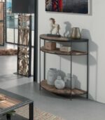 Console FACTORY en bois de bateau