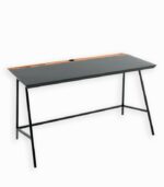 Bureau FOCUS en bois de bateau recyclé et métal vieilli.