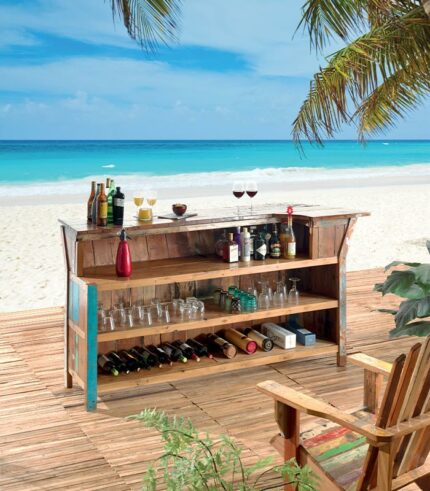 Bar SUNSHINE bois de bateau