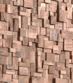 Panneaux muraux en teck recyclé