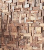 Panneaux muraux en teck recyclé