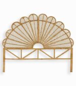 Tête de lit en rotin design exotique