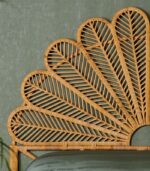 Tête de lit en rotin design exotique