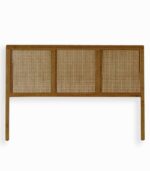 Tête de lit en rotin design exotique