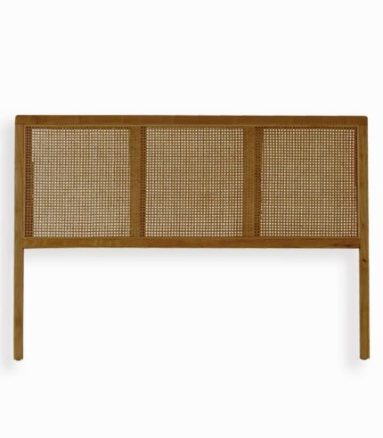 Tête de lit en rotin design exotique