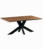 Table HJALMER en pin massif ciré brossé, le style campagne chic.