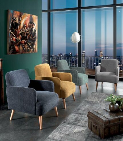 Le fauteuil OKLEE le design rétro.