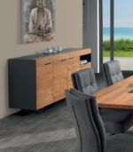 Bahut ONTARIO en chêne huilé