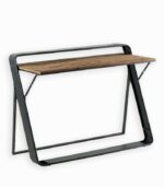 Bureau SKOVE en sapin massif et fer