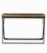 Bureau SKOVE en sapin massif et fer