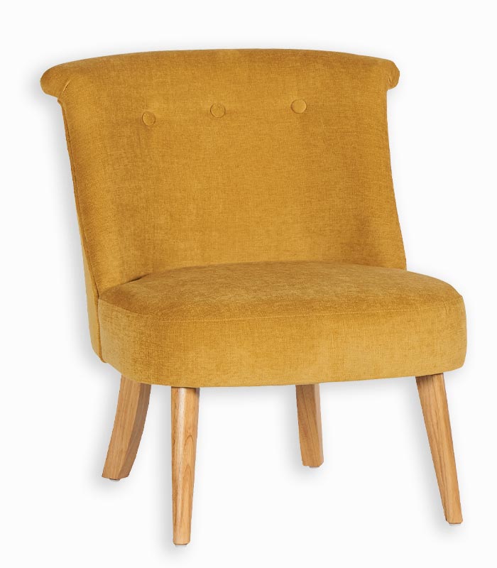 Fauteuil crapaud GAYLORD Fauteuil crapaud GAYLORD moutarde