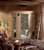 Sauna 4 personnes en Hemlock massif