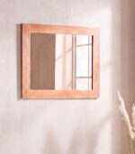Miroir en chêne huilé