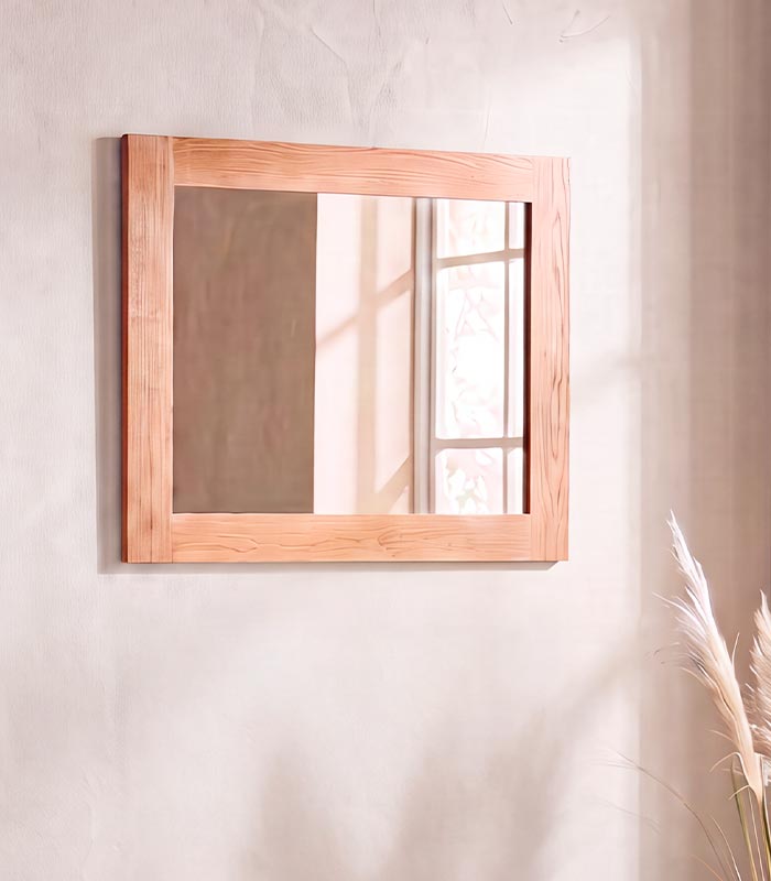 Miroir en chêne huilé Miroir en chêne huilé