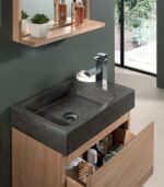 Meuble avec vasque en pierre naturelle