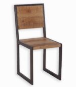 Chaise WESTMOUNT bois et métal