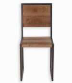 Chaise WESTMOUNT bois et métal