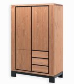 Armoire FOX en pin massif au design contemporain