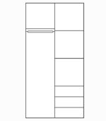 Armoire pin massif huilé FOX – Image 3