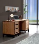 Bureau FOX en pin massif au design contemporain