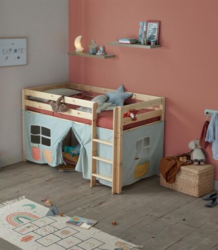 Lit compact FUNNY en pin massif