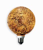 Ampoule LED décorative mosaïque noire