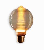 Ampoule LED sphérique striée