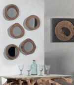 Petit miroir en bois de suar