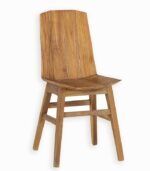 Chaise en teck acec poignée au dos