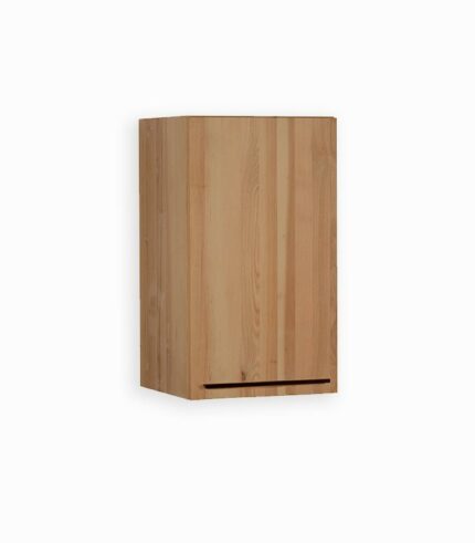 Meuble haut en frêne massif et poignée métal