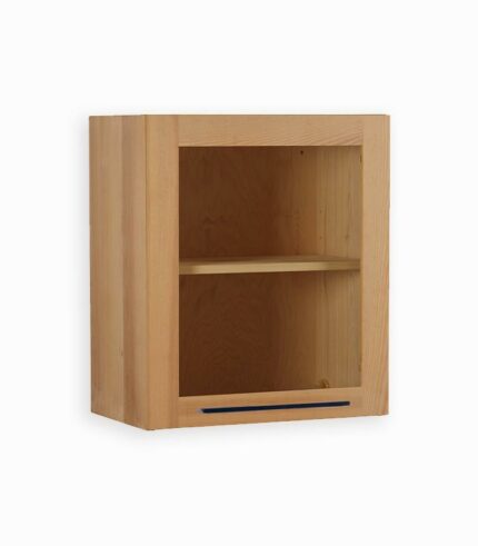 Meuble haut en frêne massif et poignée métal